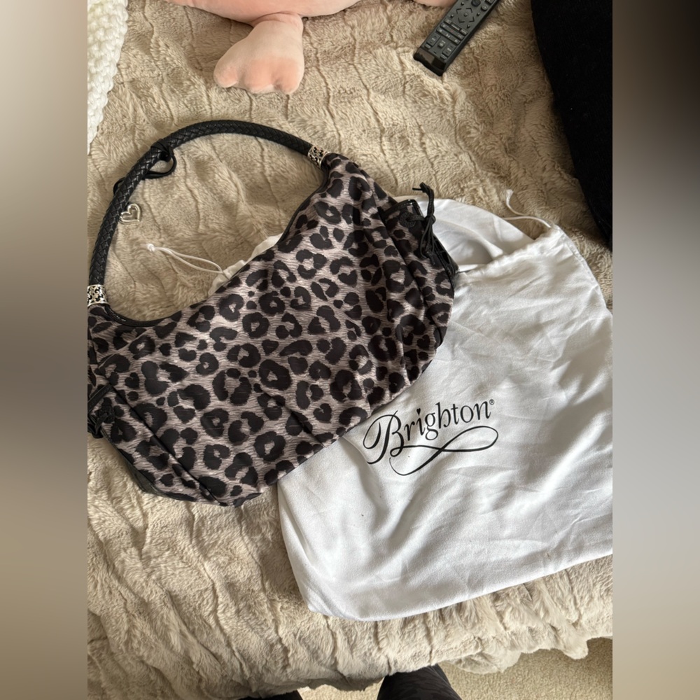 Brighton Leopard Print Shoulder Bag